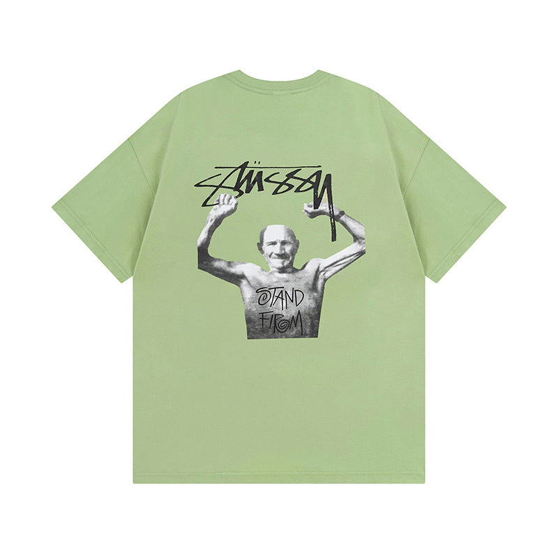 Stussy T-Shirts Casual Loose Couple T-Shirts