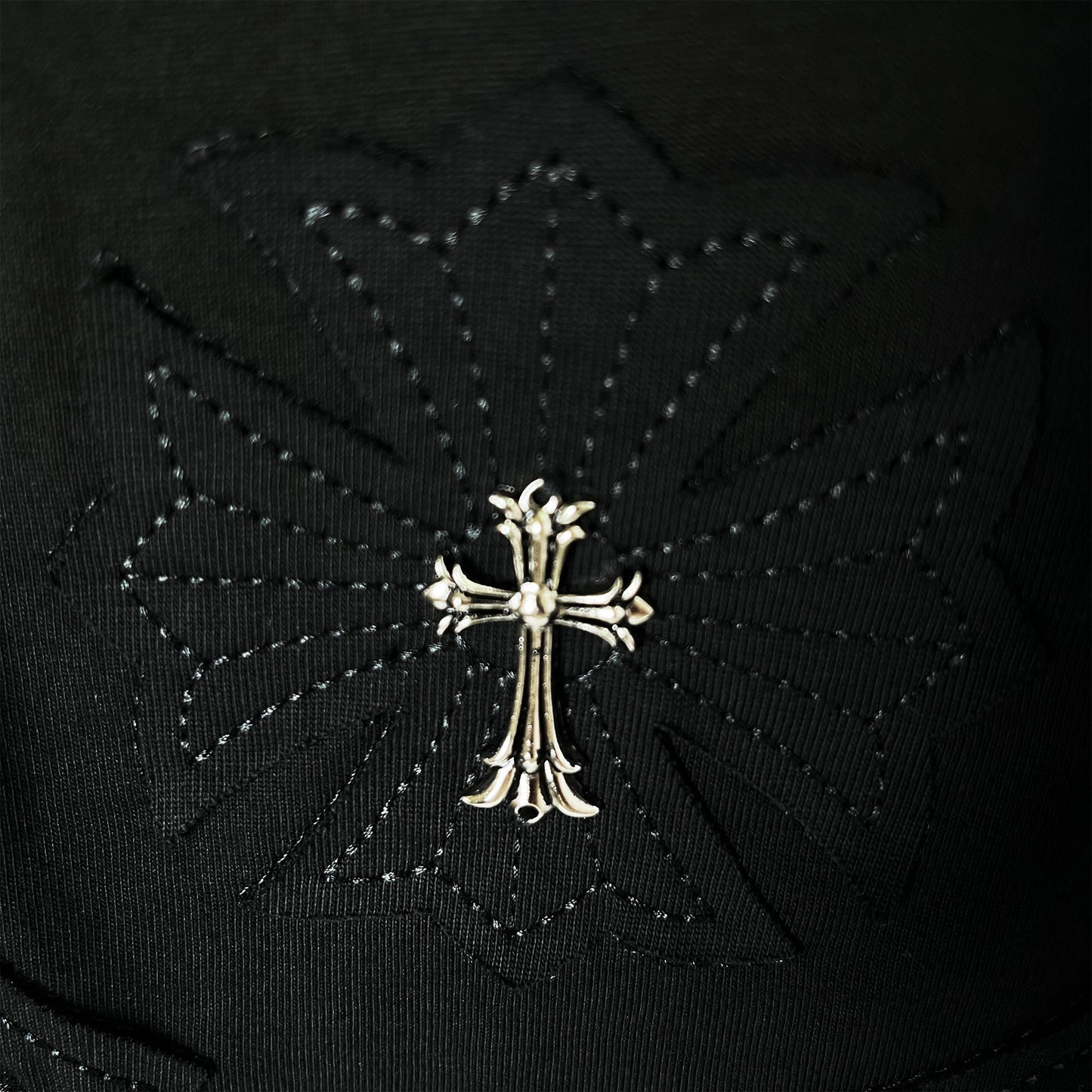 Chrome Heart T Shirts Croix Heavy Industry Embroidery Short Sleeve T-Shirt
