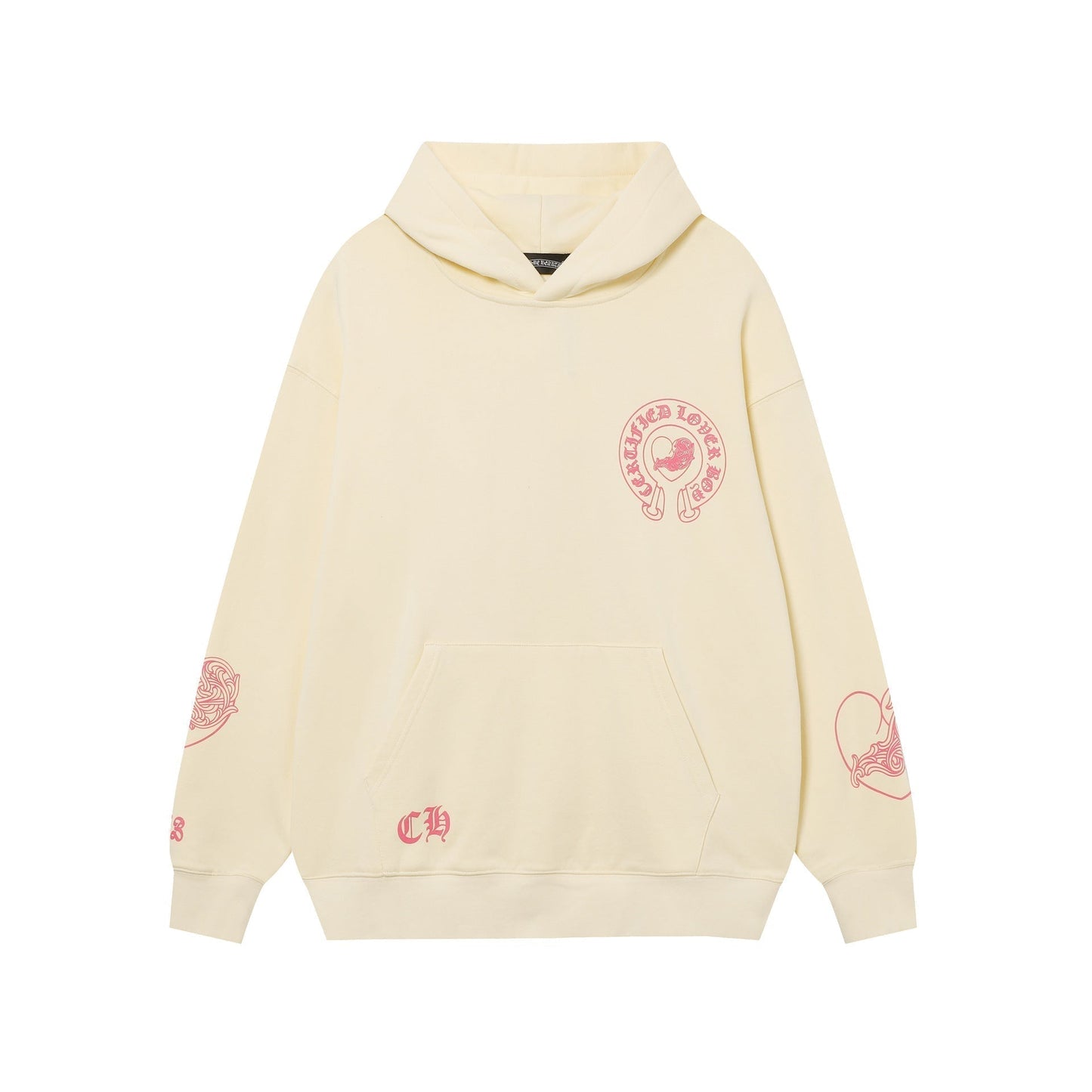 Chrome Heart Hoodie Croix Cross Hooded Sweater Loose