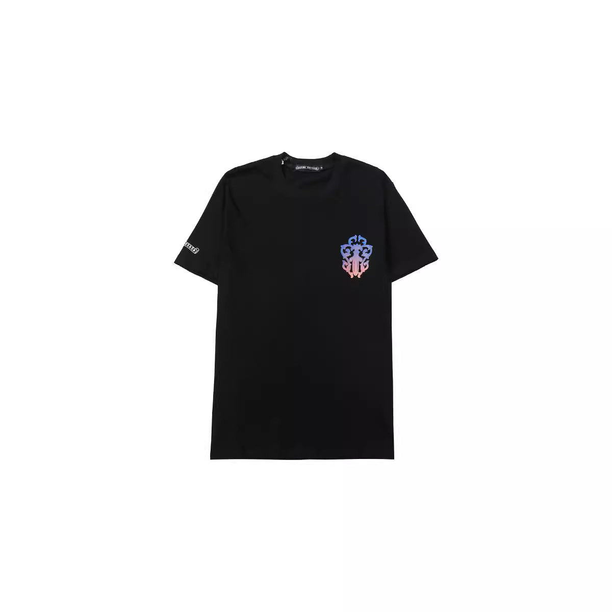 Chrome Heart T Shirts gradual change horseshoe bayonet sword
