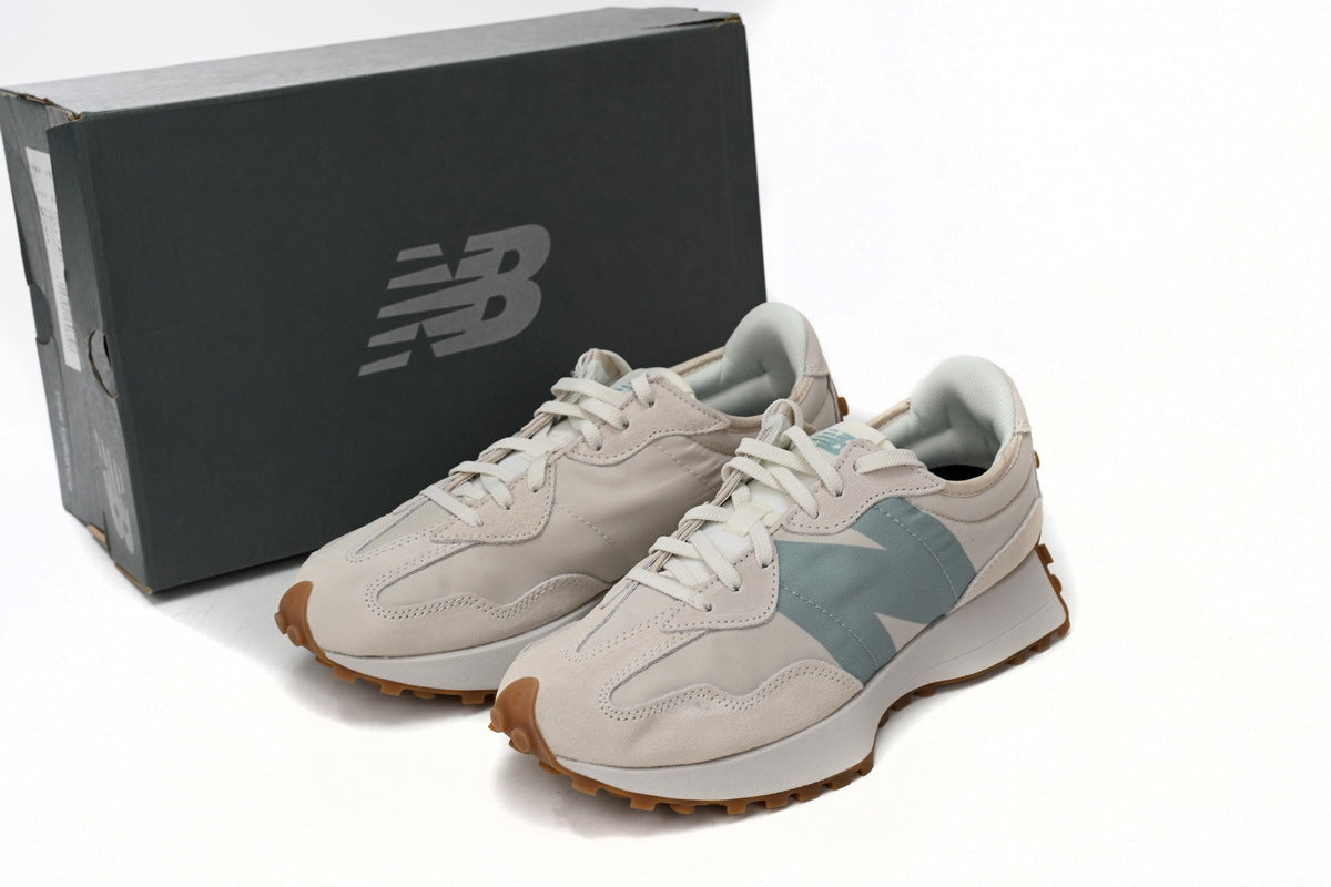 New Balance 327 Women's & Men's Retro Sneakers - Cream & Light Blue