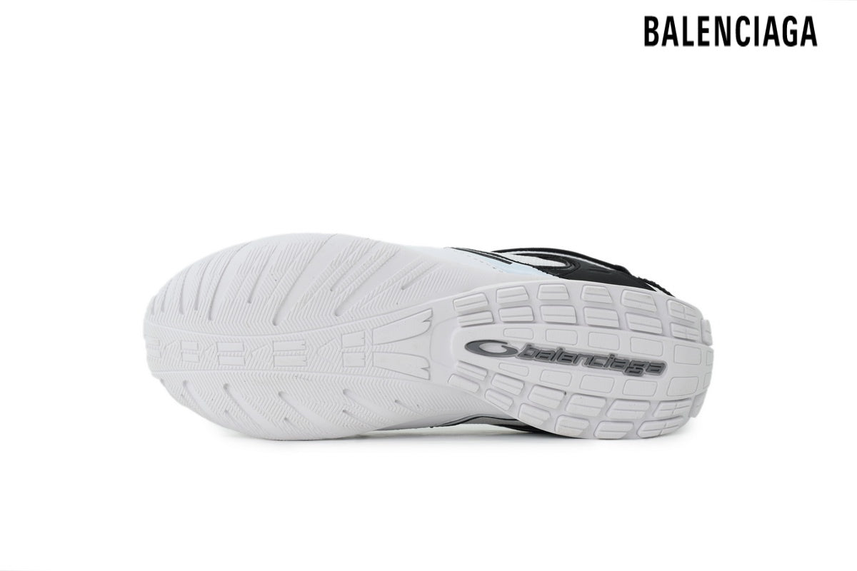Balenciaga Kicker men's shoes  women sneakers Black White Light Blue