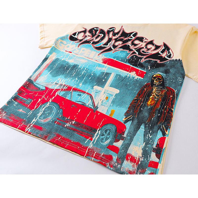 Godspeed T-shirts Retro Fantasy Pattern
