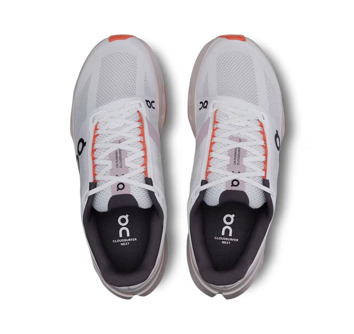 ON Women's Cloudsurfer Next White/Flame